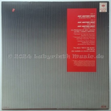 Mick Jagger - Just Another Night • 12" Vinyl Maxi • EX - Labyrinth Music