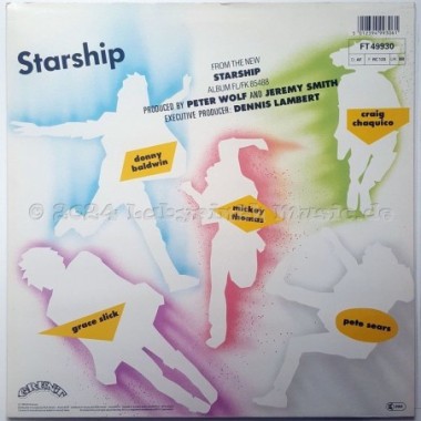 Starship - We Built This City • 12" Vinyl Maxi • EX - Labyrinth Music