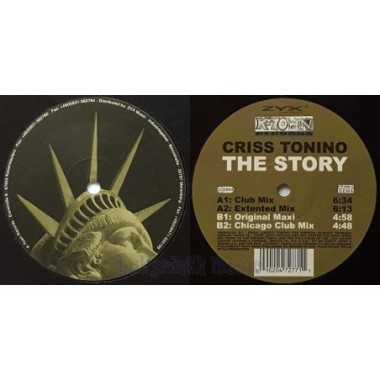 Criss Tonino - The Story • 12" Vinyl Maxi - Labyrinth Music