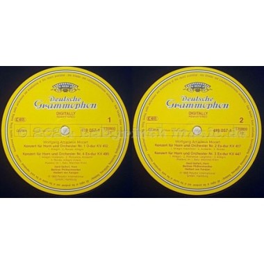 Wolfgang Amadeus Mozart - 4 Hornkonzerte • Konzerte Für Horn Und Orchester • 12" Vinyl LP • NM - Labyrinth Music