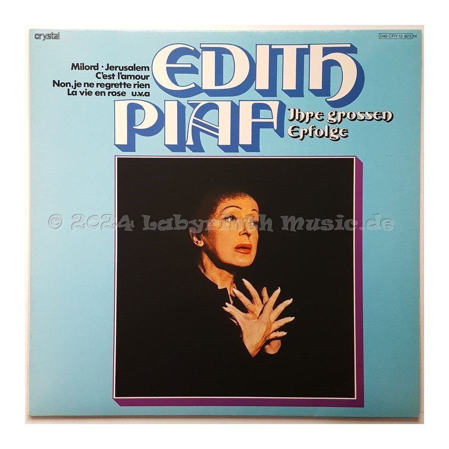 Edith Piaf - Ihre Grossen Erfolge • 12" Vinyl LP • MINT - Labyrinth Music