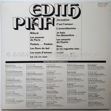 Edith Piaf - Ihre Grossen Erfolge • 12" Vinyl LP • MINT - Labyrinth Music