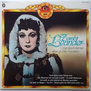 Zarah Leander - Originalaufnahmen Einer Grossen Künstlerin • 12" Vinyl LP • NM - Labyrinth Music