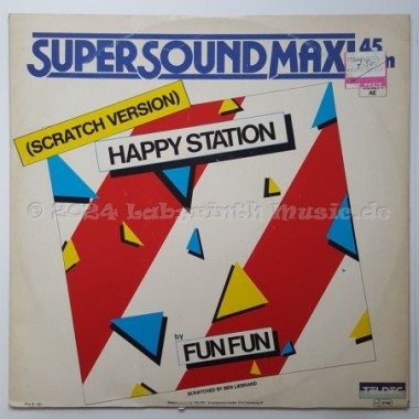 Fun Fun - Happy Station • Scratch Version • 12" Vinyl Maxi • EX - Labyrinth Music
