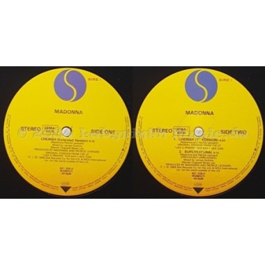 Madonna - Cherish • 12" Vinyl Maxi • MINT - Labyrinth Music