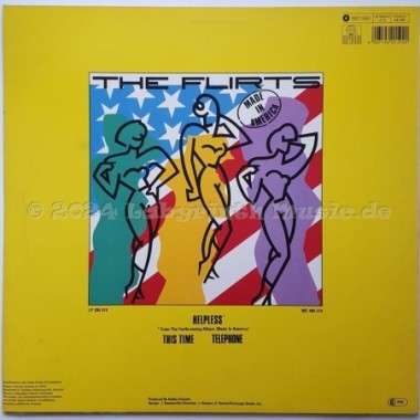 The Flirts - Helpless • 12" Vinyl Maxi - Labyrinth Music
