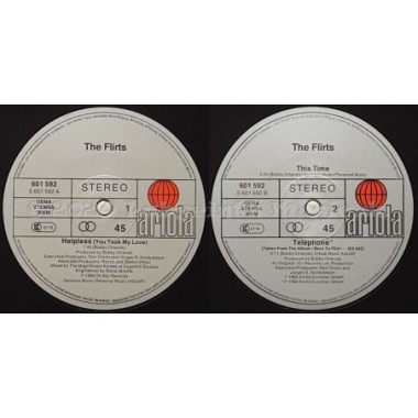 The Flirts - Helpless • 12" Vinyl Maxi - Labyrinth Music