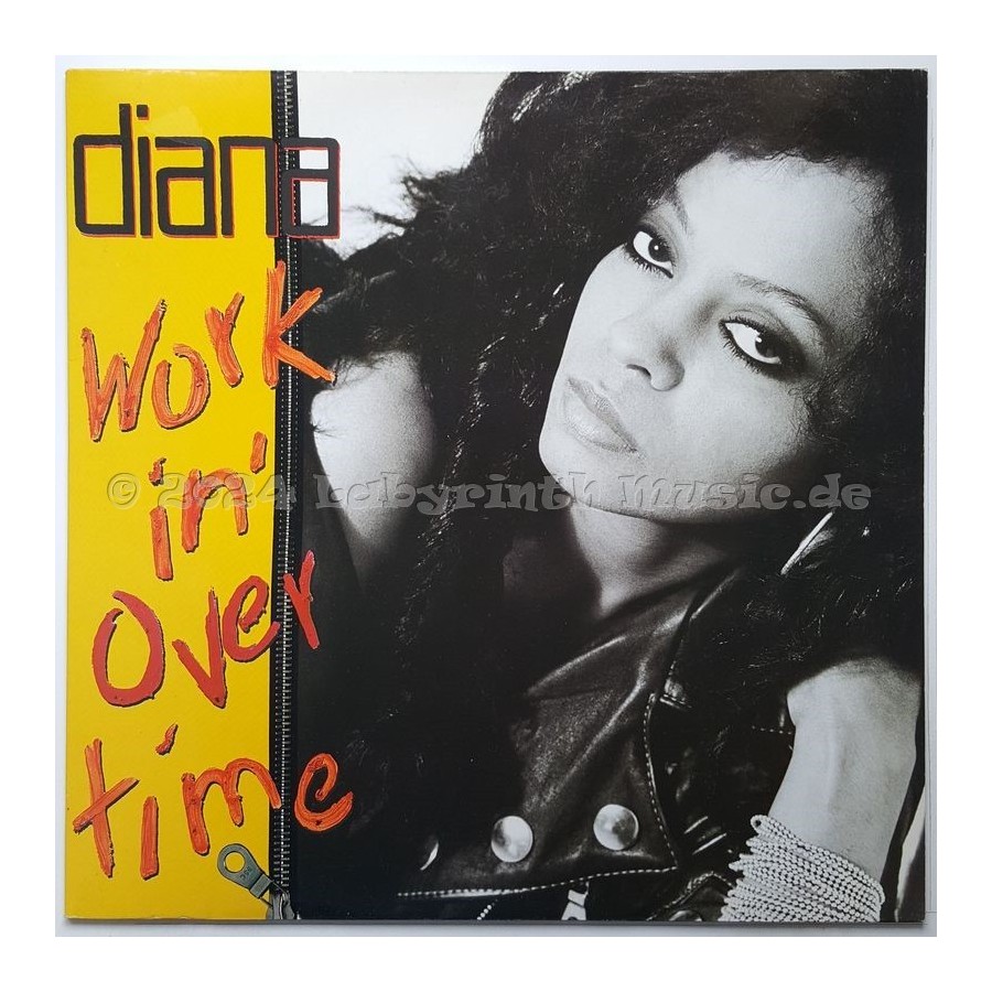Diana Ross - Workin' Overtime • 12" Vinyl Maxi • NM - Labyrinth Music