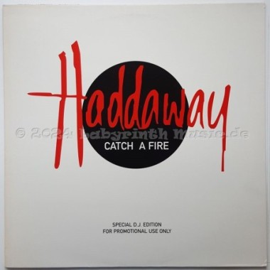 Haddaway - Catch A Fire • 12" Vinyl Maxi • MINT - Labyrinth Music