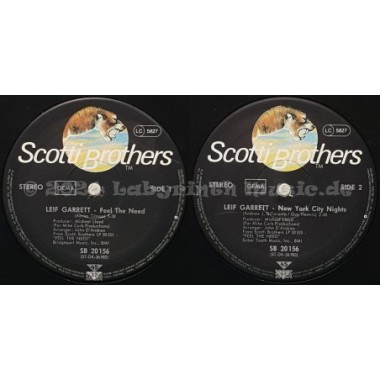 Leif Garrett - Feel The Need • 12" Vinyl Maxi - Labyrinth Music