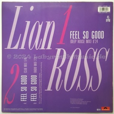 Lian Ross - Feel So Good • 12" Vinyl Maxi • EX - Labyrinth Music