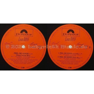 Lian Ross - Feel So Good • 12" Vinyl Maxi • EX - Labyrinth Music