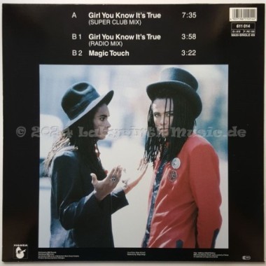 Milli Vanilli - Girl You Know It's True • 12" Vinyl Maxi - Labyrinth Music