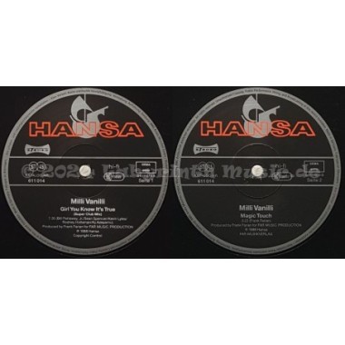 Milli Vanilli - Girl You Know It's True • 12" Vinyl Maxi - Labyrinth Music