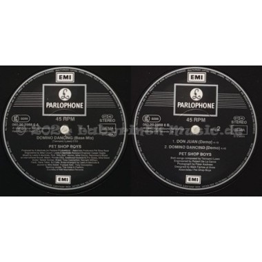 Pet Shop Boys - Domino Dancing • 12" Vinyl Maxi • EX - Labyrinth Music