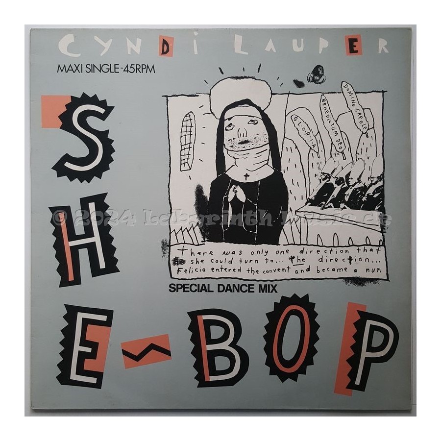 Cyndi Lauper - She Bop • 12" Vinyl Maxi • EX - Labyrinth Music