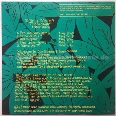 Jimmy Castor - Troglodyte (Cave Man) • 12" Vinyl Maxi - Labyrinth Music