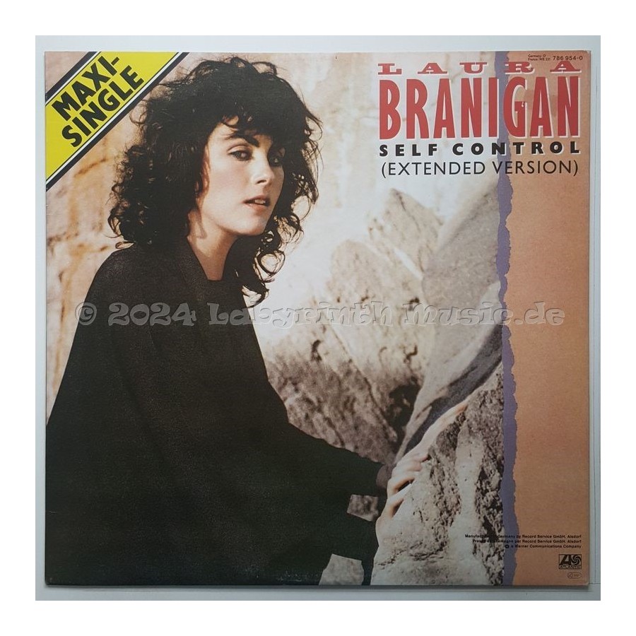 Laura Branigan - Self Control • 12" Vinyl Maxi • NM - Labyrinth Music