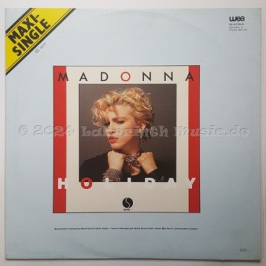 Madonna - Holiday • 12" Vinyl Maxi • EX - Labyrinth Music