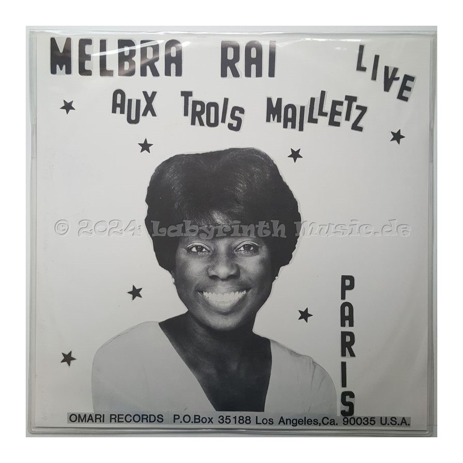 Melbra Rai - Live • 12" Vinyl LP • MINT - Labyrinth Music