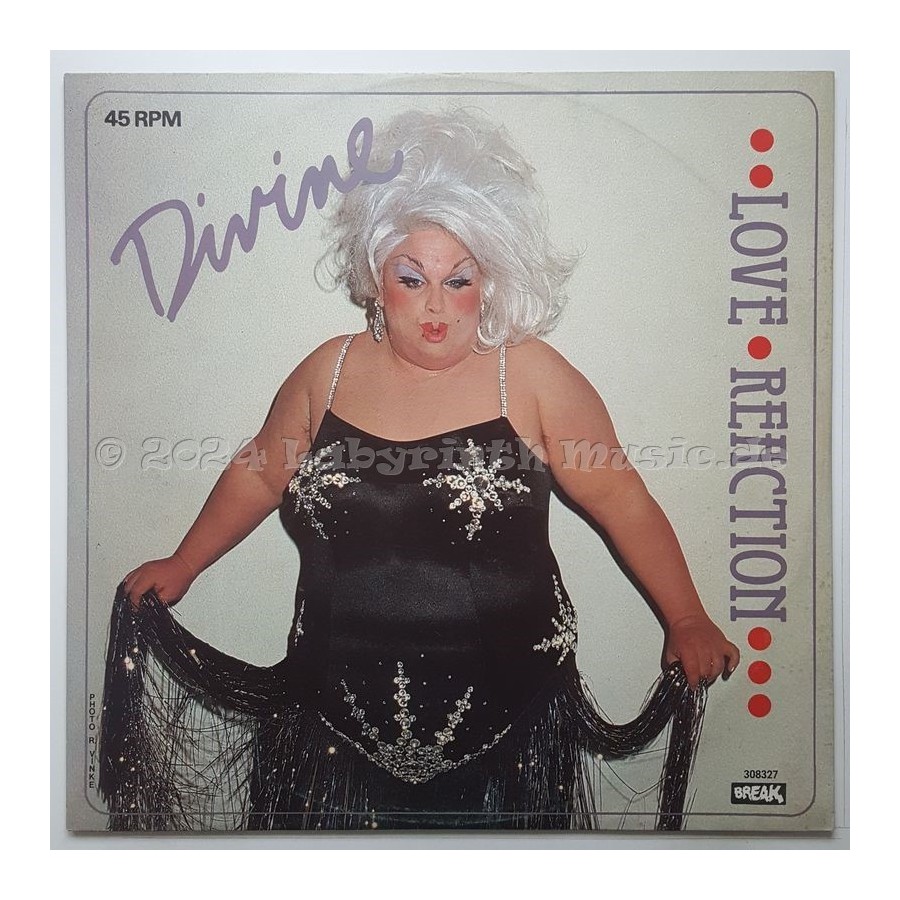 Divine - Love Reaction • 12" Vinyl Maxi • EX - Labyrinth Music