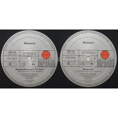 Massara - Margherita • 12" Vinyl Maxi • EX - Labyrinth Music