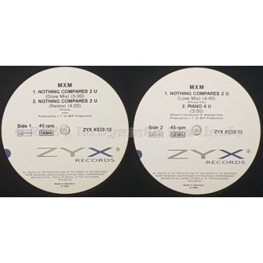 MXM - Nothing Compares 2 U • 12" Vinyl Maxi - Labyrinth Music
