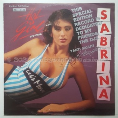 Sabrina - Hot Girl • New Version • Limited DJ Edition • 12" Vinyl Maxi - Labyrinth Music