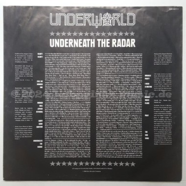Underworld - Underneath The Radar • 12" Vinyl LP - Labyrinth Music