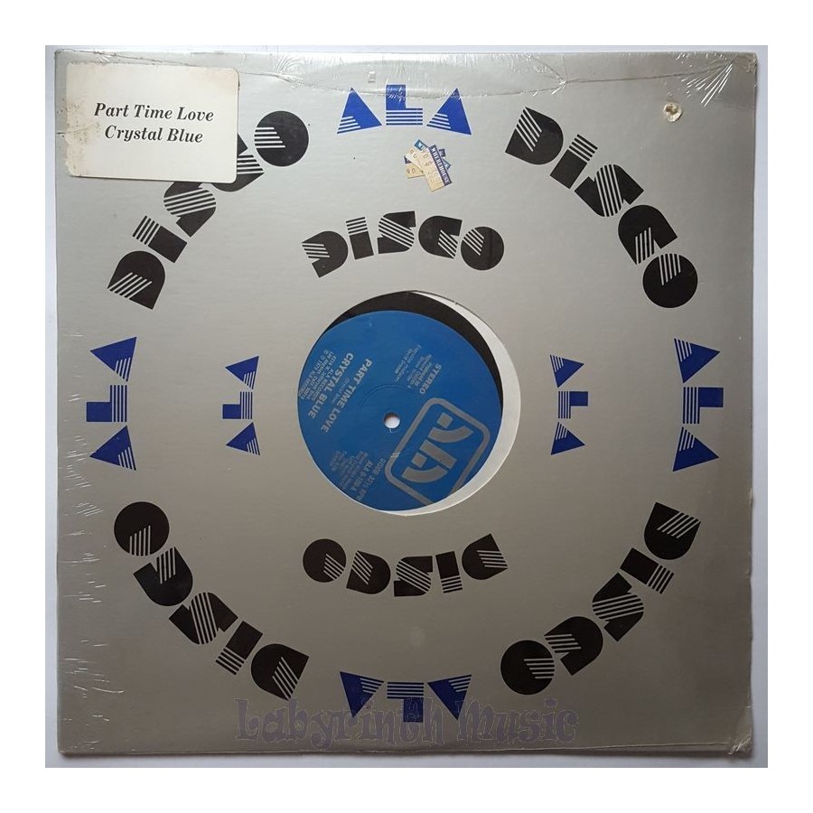 Crystal Blue - Part Time Love • 12" Vinyl Maxi • MINT - Labyrinth Music