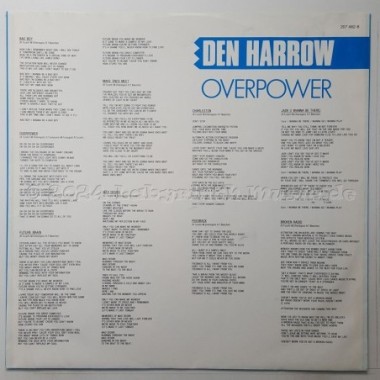 Den Harrow - Overpower • 12" Vinyl LP - Labyrinth Music