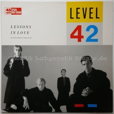 Level 42 - Lessons In Love • Extended Version • 12" Vinyl Maxi • NM - Labyrinth Music