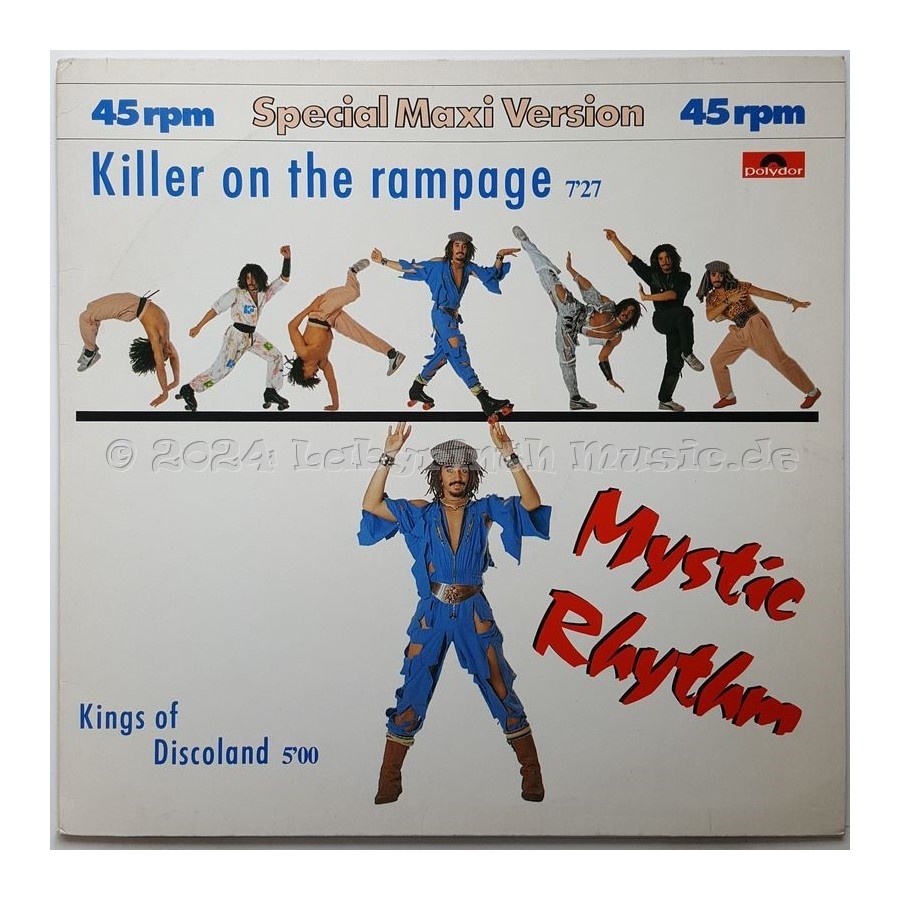 Mystic Rhythm - Killer On The Rampage • 12" Vinyl Maxi • EX - Labyrinth Music