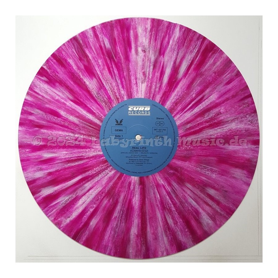 Real Life - Always • Special Dance Mix - Raunchy Version • 12" Vinyl Maxi • EX - Labyrinth Music