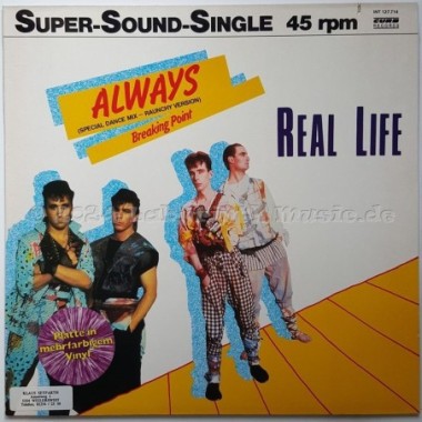 Real Life - Always • Special Dance Mix - Raunchy Version • 12" Vinyl Maxi • EX - Labyrinth Music