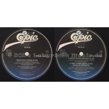 Scala - Macchina Nera • 12" Vinyl Maxi • NM - Labyrinth Music