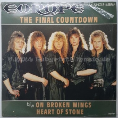Europe - The Final Countdown • 12" Vinyl Maxi • EX - Labyrinth Music
