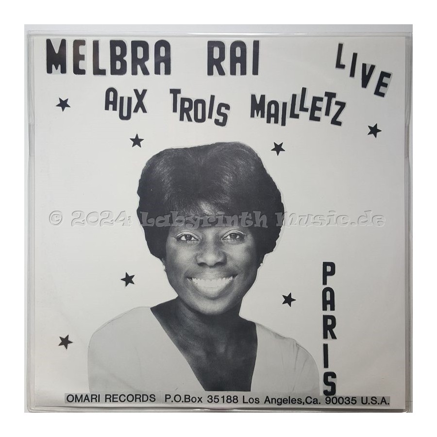 Melbra Rai - Live • 12" Vinyl LP • MINT - Labyrinth Music