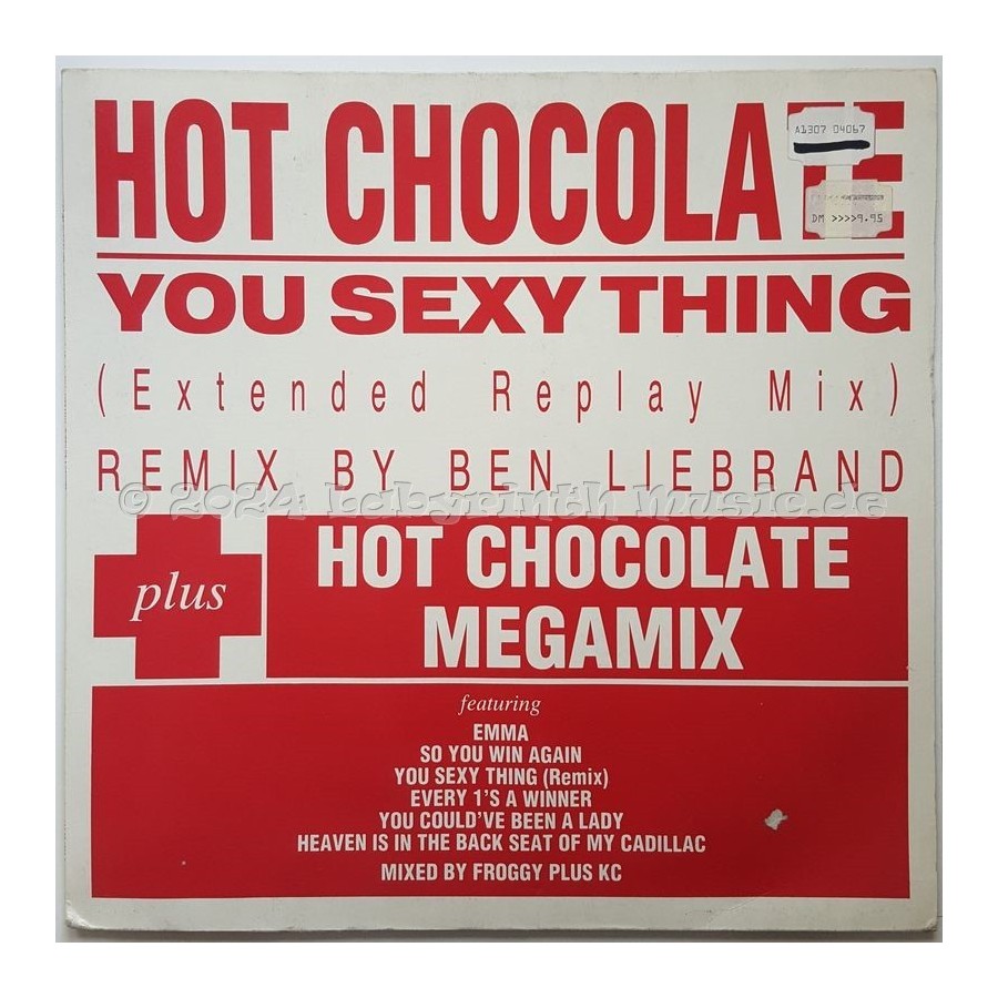 Hot Chocolate - You Sexy Thing • Extended Replay Mix • 12" Vinyl Maxi - Labyrinth Music