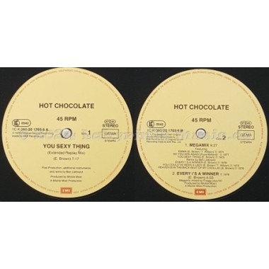 Hot Chocolate - You Sexy Thing • Extended Replay Mix • 12" Vinyl Maxi - Labyrinth Music