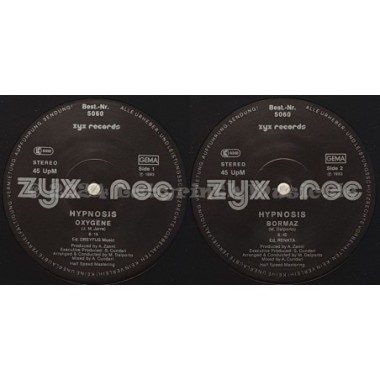 Hypnosis - Oxygene • 12" Vinyl Maxi - Labyrinth Music
