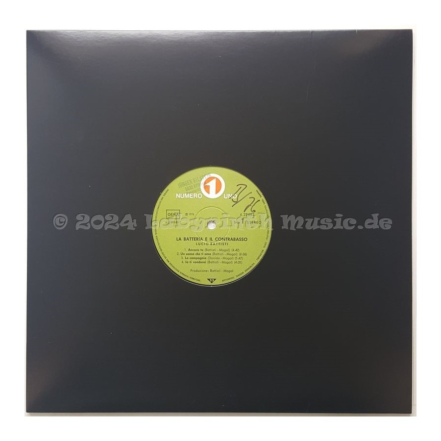 Lucio Battisti - Lucio Battisti • La Batteria • Il Contrabasso • Eccetera • 12" Vinyl LP - Labyrinth Music
