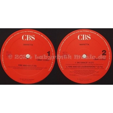 Marietta - Fire And Ice • 12" Vinyl Maxi • EX - Labyrinth Music
