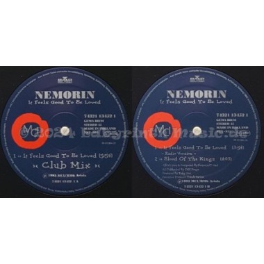 Nemorin - It Feels Good To Be Loved • 12" Vinyl Maxi • NM - Labyrinth Music
