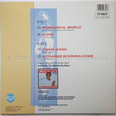 Sam Cooke - Wonderful World • 12" Vinyl Maxi • MINT - Labyrinth Music