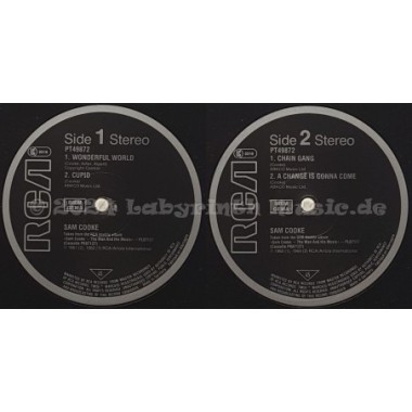 Sam Cooke - Wonderful World • 12" Vinyl Maxi • MINT - Labyrinth Music