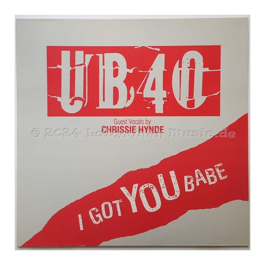 UB40 - I Got You Babe • 12" Vinyl Maxi • EX - Labyrinth Music