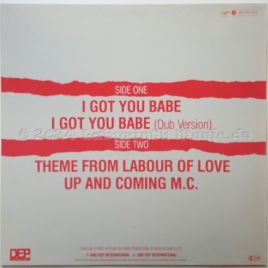 UB40 - I Got You Babe • 12" Vinyl Maxi • EX - Labyrinth Music