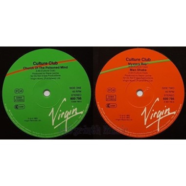 Culture Club - Church Of The Poison Mind • 12" Vinyl Maxi • EX - Labyrinth Music