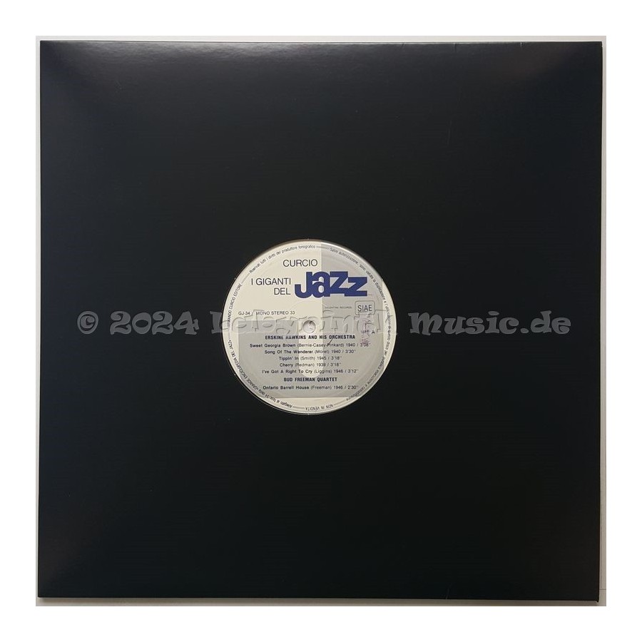 Various - I Giganti Del Jazz Vol. 34 • 12" Vinyl LP - Labyrinth Music